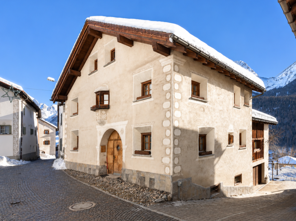 projekt sanierung chasa vi 354, 7550 scuol, architectura feuerstein gmbh